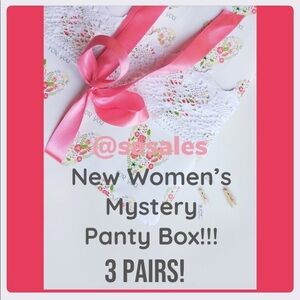 New Women’s Mystery Panty Box - 3 Pairs!!!
